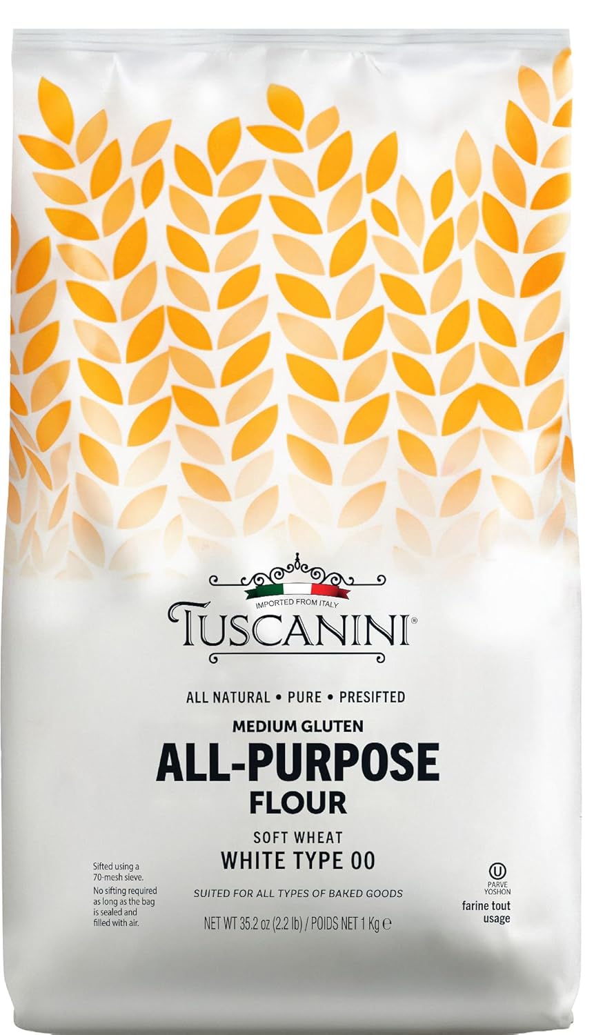 Tuscanini-Harina-italiana-multiusos,-trigo-blando-tipo-00,-2.2-|-141