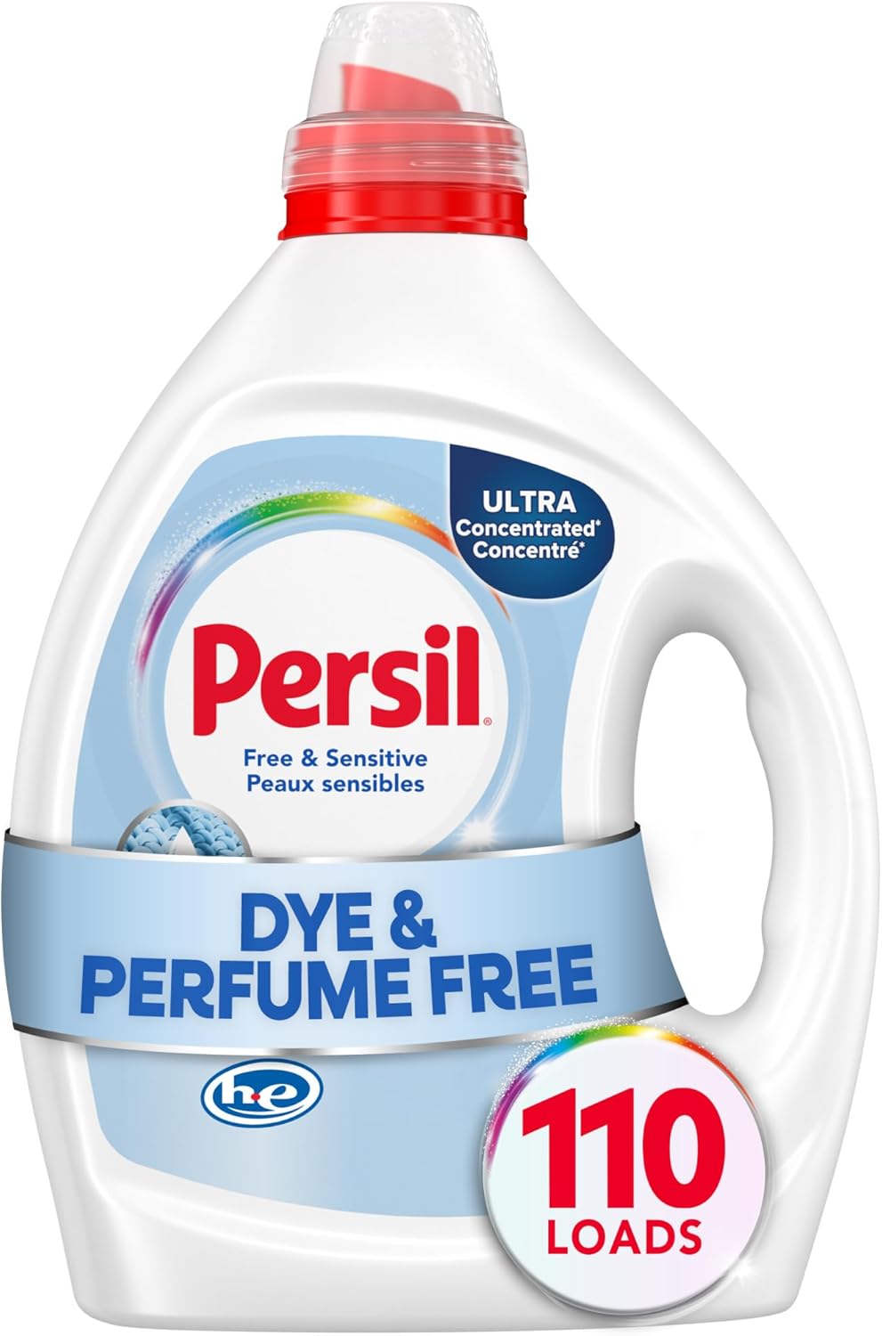 Persil-Free-&-Sensitive-Laundry-Detergent-Liquid,-82.5-Fl-Oz,-110-Loads,-1645