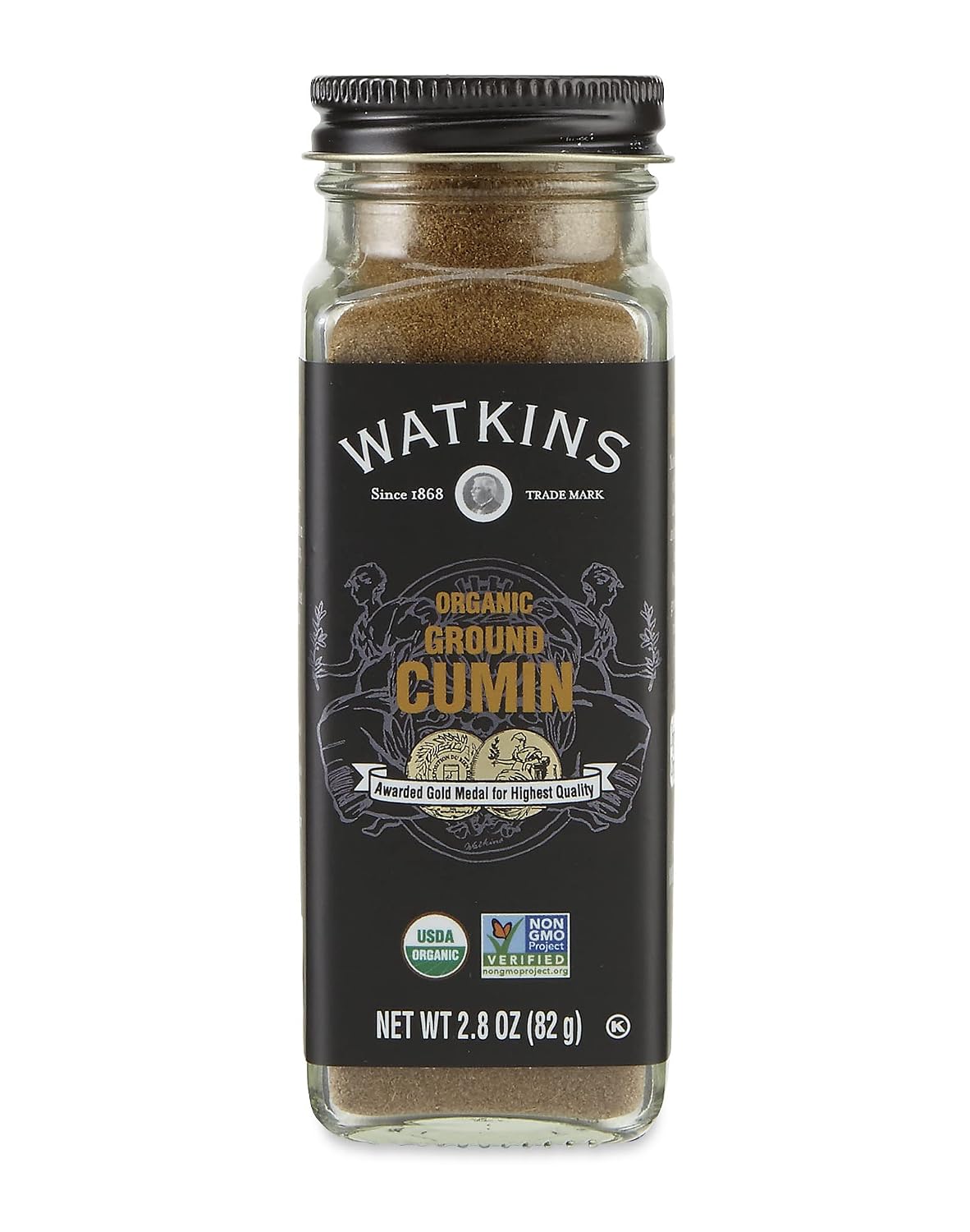 Watkins-Gourmet-Organic-Spice-Jar,-Ground-Cumin,-Non-GMO,-Kosher,-2.8-Ounce-Jar,-400