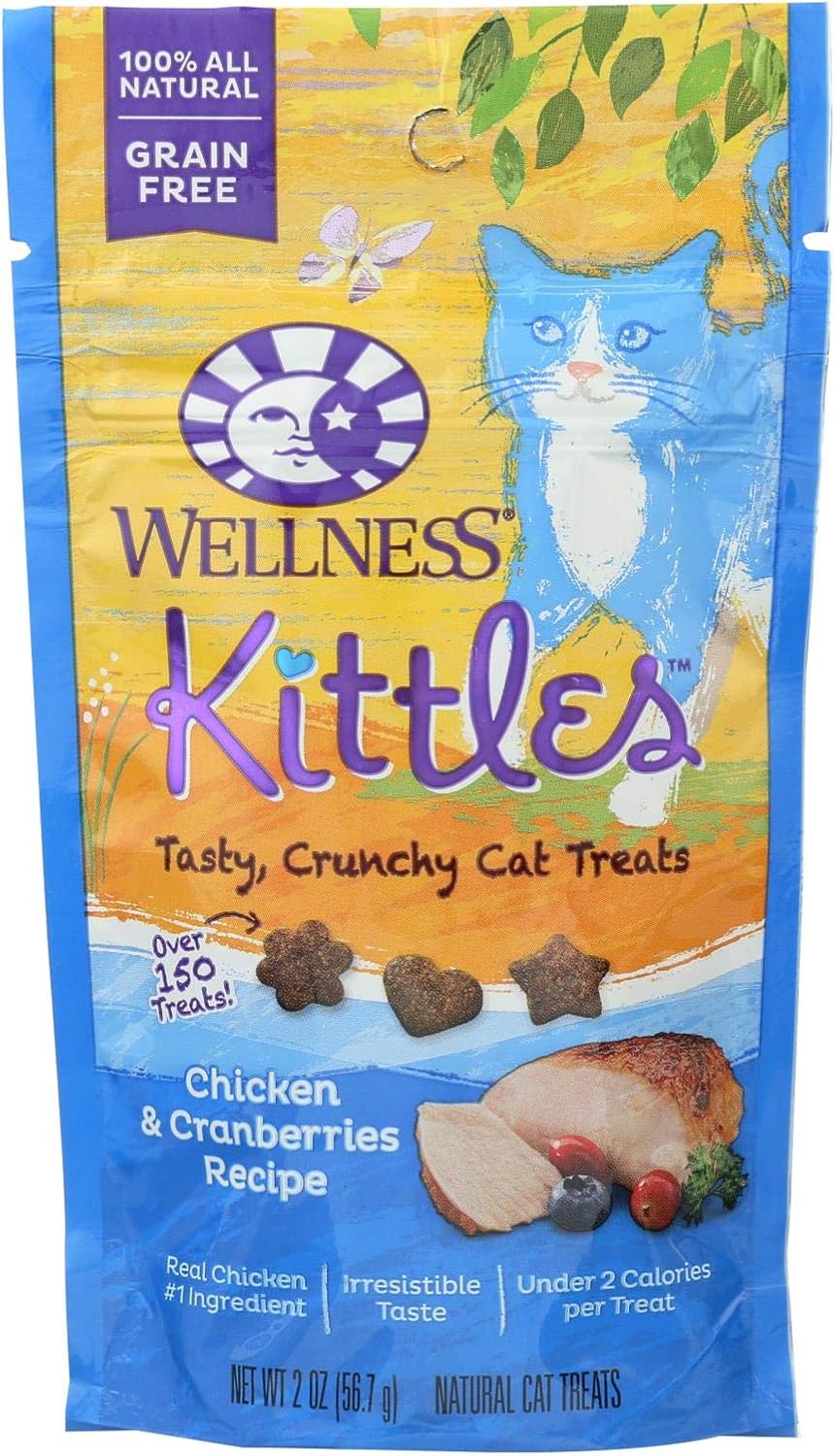 Kittles-Chicken-and-Cranberries-Recipe-Cat-Treats,-2-Ounce----14-per-case.--49