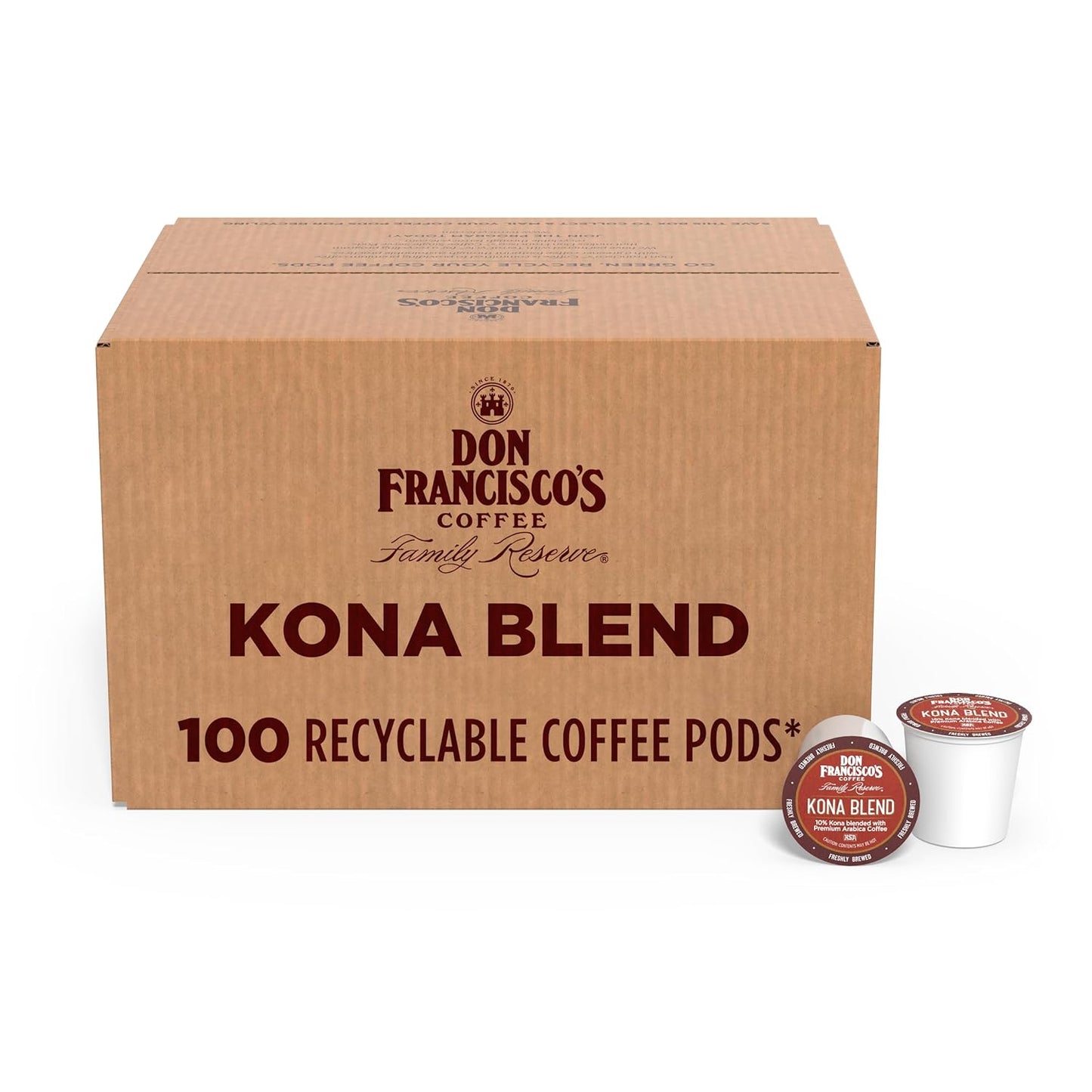 Don-Francisco’s-Coffee-Kona-Blend;-cápsulas-reciclables-estilo-K-Cup,-tueste-mediano,-con3405