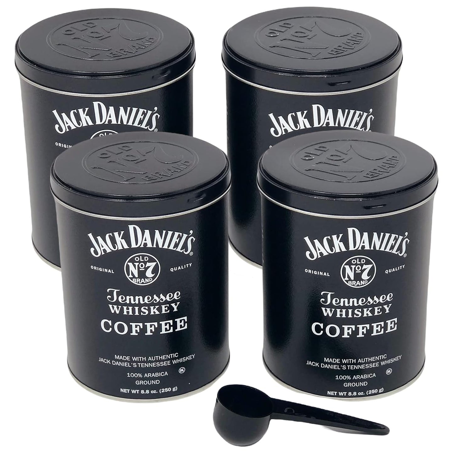 Jack-Daniels-Coffee-(4-Pack,-8.8oz-Each)-Bundled-with-Complimentary-Measuring-Spoon---400