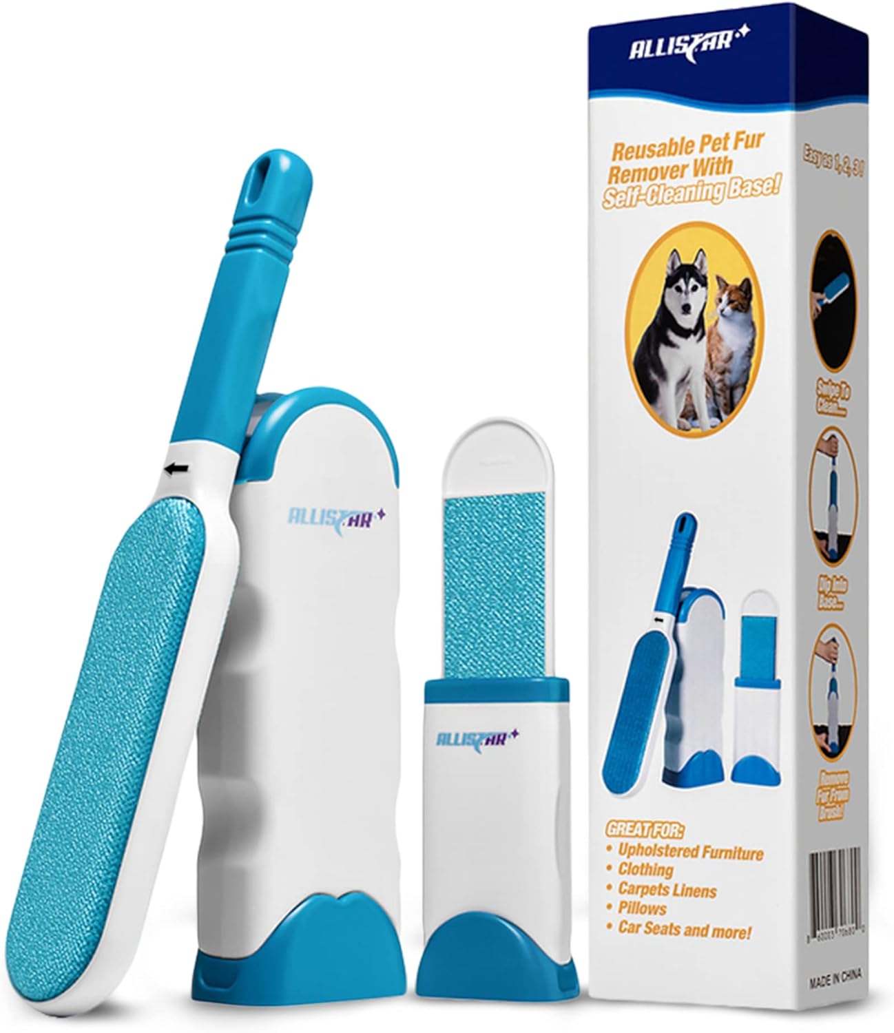 Lint-Brush-and-Pet-Hair-Remover-for-Laundry,-Clothes,-Couches,-Car-Seats,-948