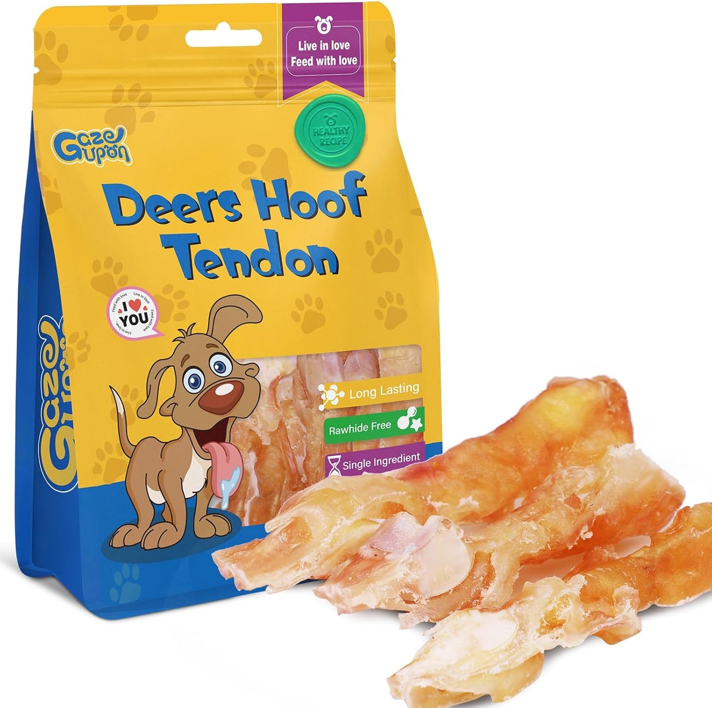 Dog-Treats,Deer's-Hoof-Tendon,-Dog-Chews-Long-Lasting,-385