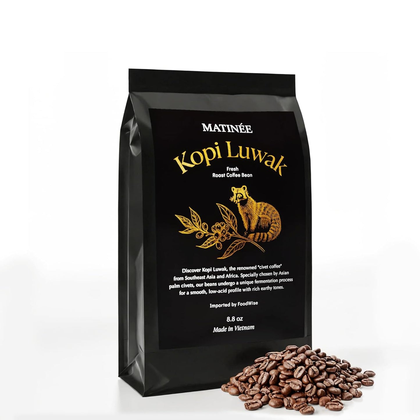 MATINÉE-Wild-Kopi-Luwak-Coffee-Beans,-Medium-Roast,-Whole-Bean-Beans,-Civet-Coffee-988