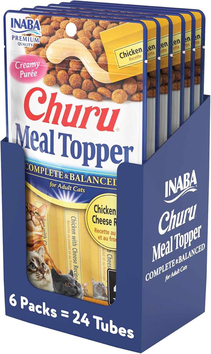 INABA-Churu-Meal-Topper-for-Cats,-Complete-&-Balanced,-Creamy,-Lickable-Purée-Cat-757