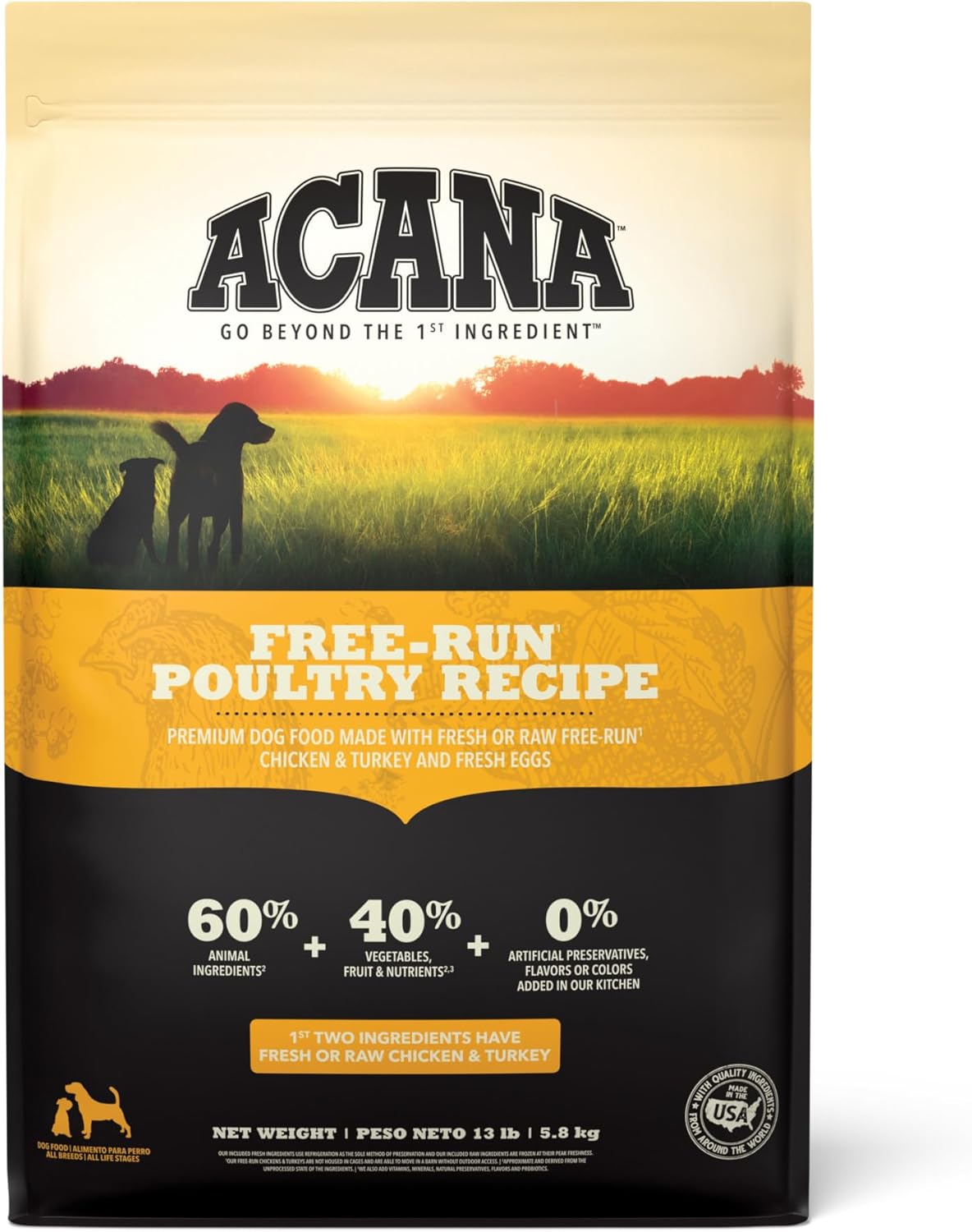 ACANA-Grain-Free-Dry-Dog-Food-Free-Run-Poultry-Recipe-13lb-Bag---1684
