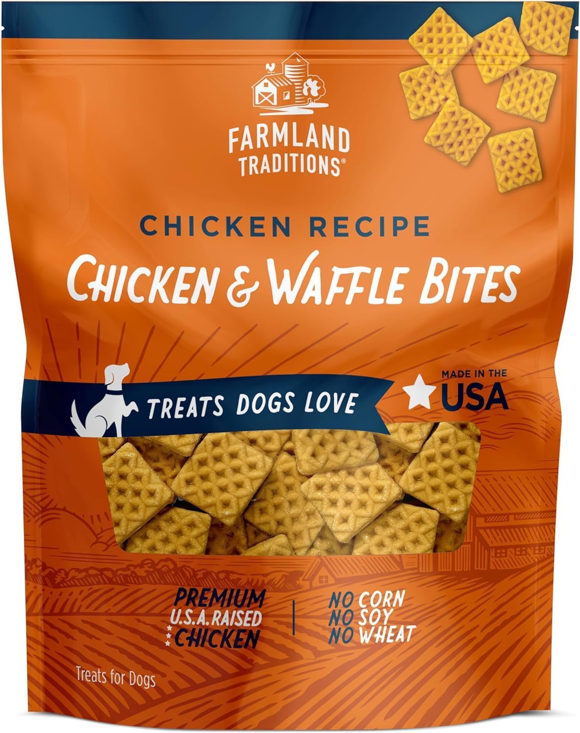 Farmland-Traditions-Chicken-&-Waffle-Bites,-Gluten-Free-Dog-Treats,-Made-in-for-1074