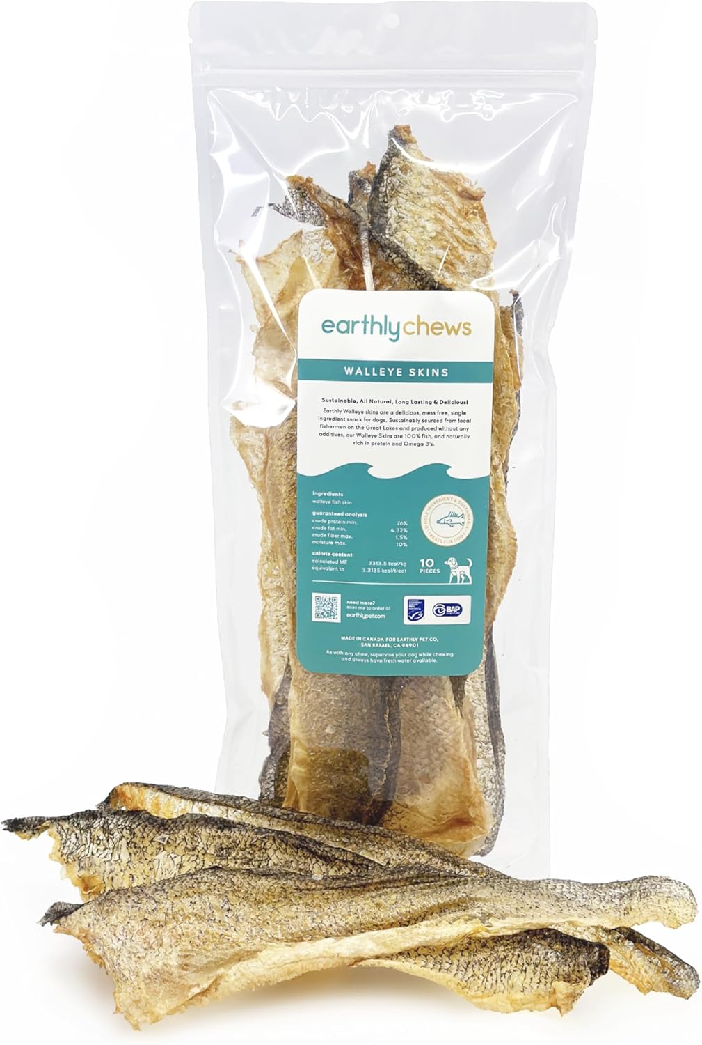 Walleye-Skins,-Single-Ingredient,-Lean-Protein,-Made-in-1708