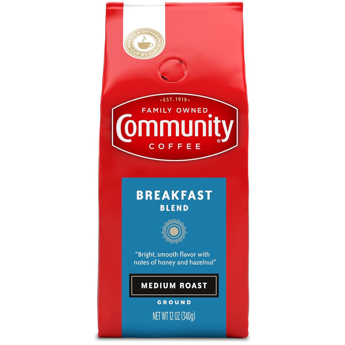 Community-Coffee-Breakfast-Blend,-Ground-Coffee,-Medium-Roast,-12-Ounce-Bag-(Pack-of-2992