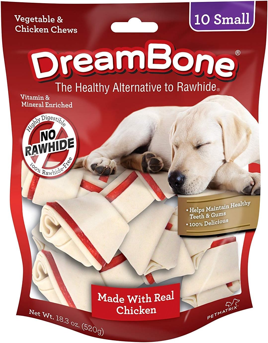 Vegetable-&-Chicken-Dog-Chews,-Rawhide-Free,-Small,-3681