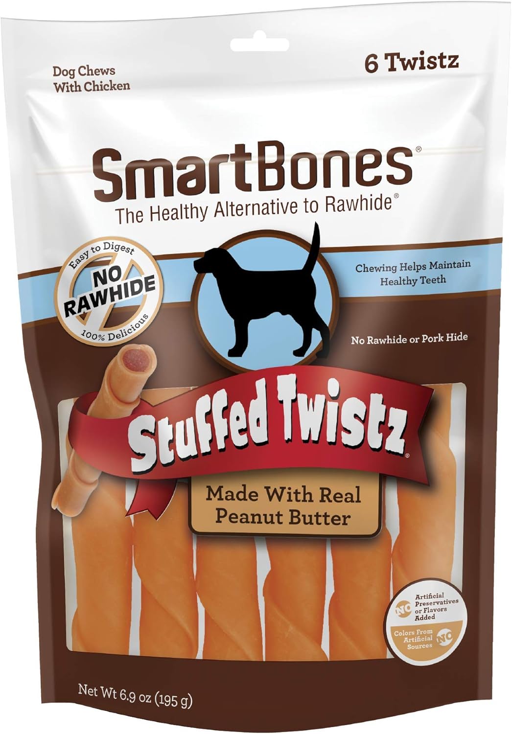 Stuffed-Twistz-with-Peanut-Butter-6-Count,-Rawhide-Free-3335