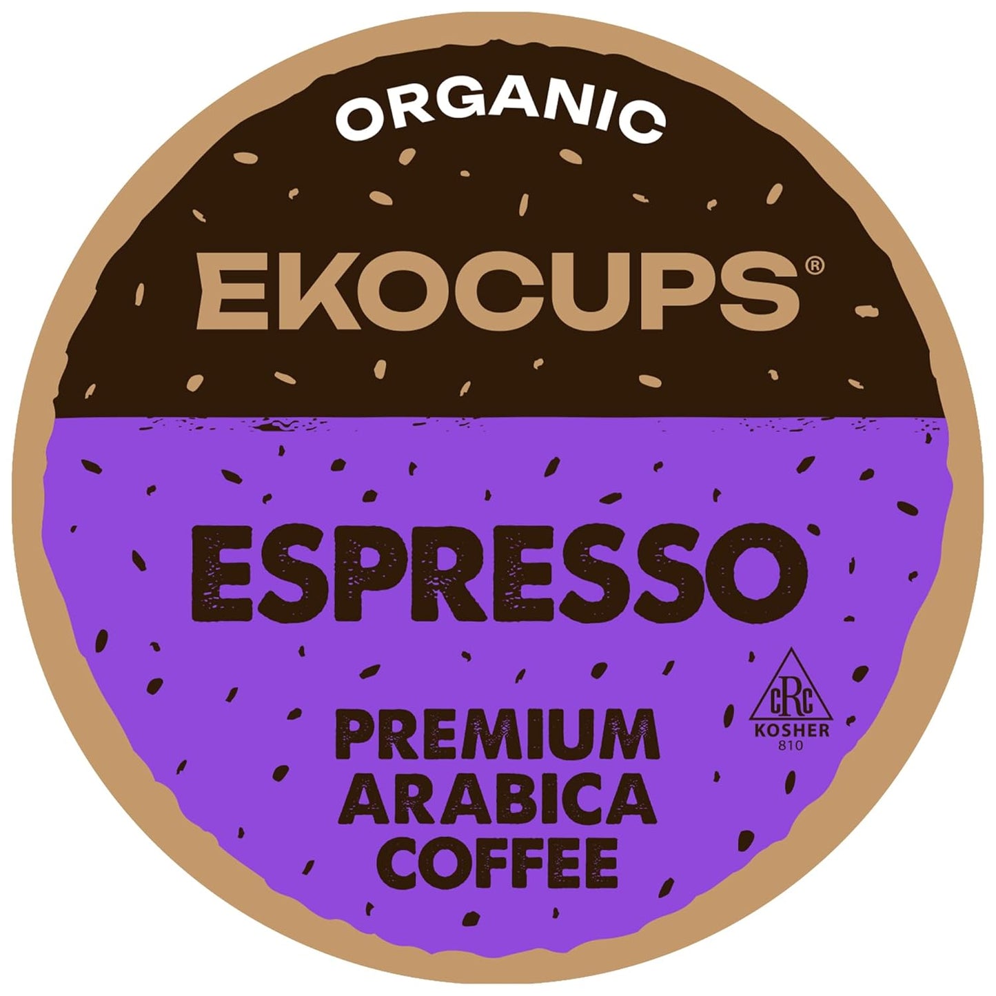 EKOCUPS-Organic-Espresso-Roast-Coffee-Pods,-Extra-0.3-More-Coffee-Per-Cup,-Artisan-1974