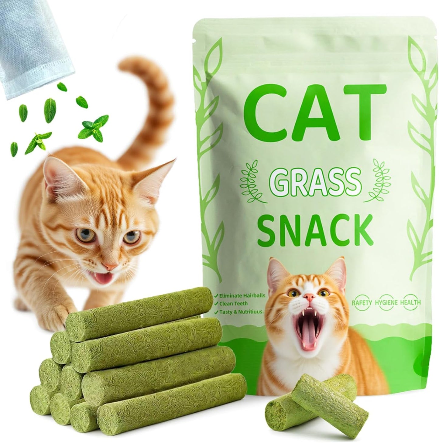 18Pk-Cats-Grass-Teething-Stick-Kitten-Chew-Treat-Removal-Hairball----595