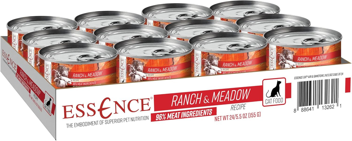 Essence-CAT-Ranch-&-Meadow-Wet-cat-Food,-5.5oz,-case-of------243