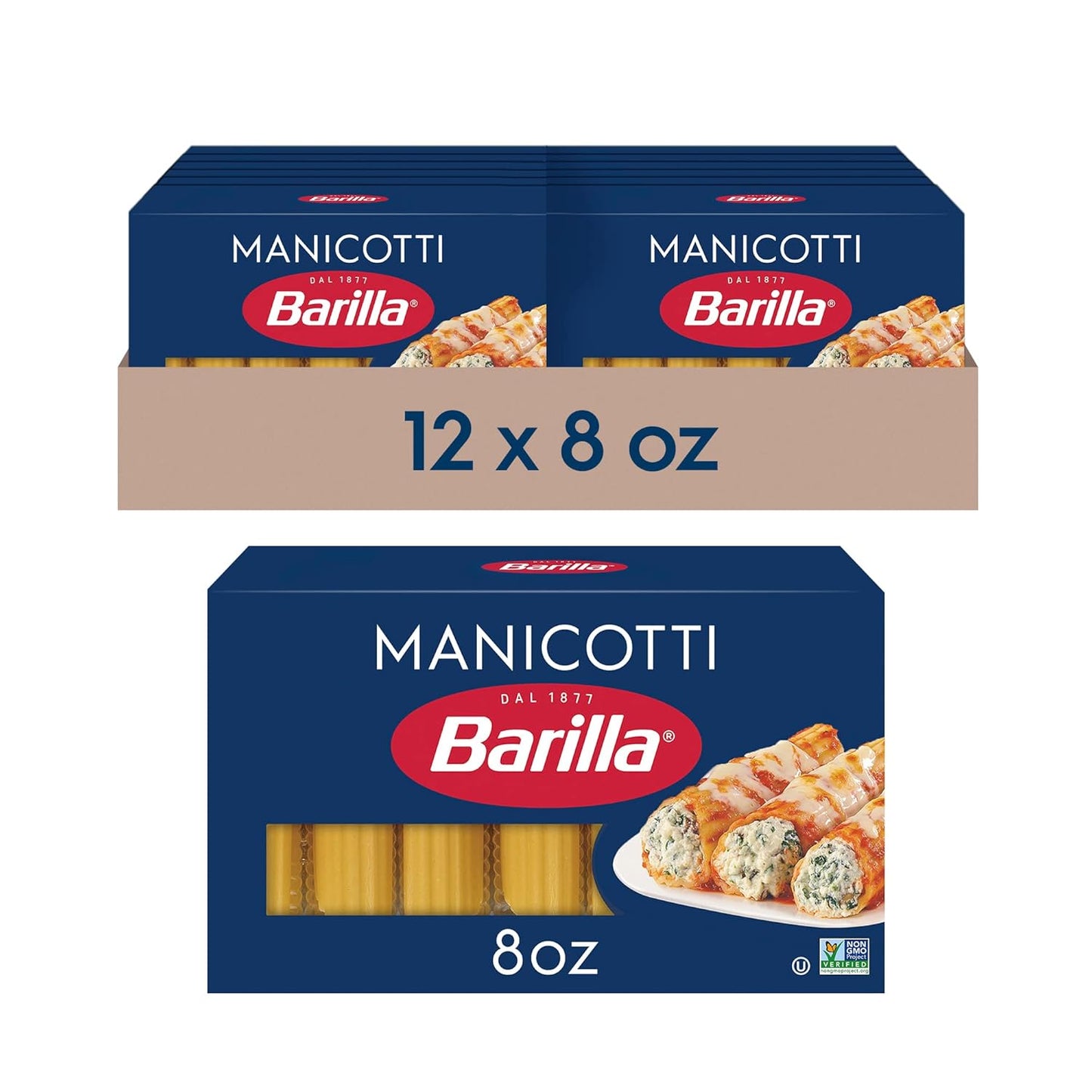 Barilla-Manicotti-Pasta,-16-oz.-Box-(Pack-of-1229