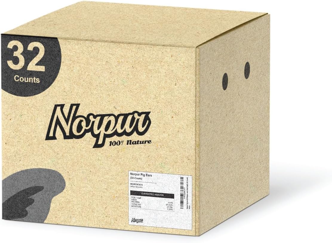 Pig-Ears-Dog-Treats-(32-Pack)-Natural,-Healthy-Training-2570