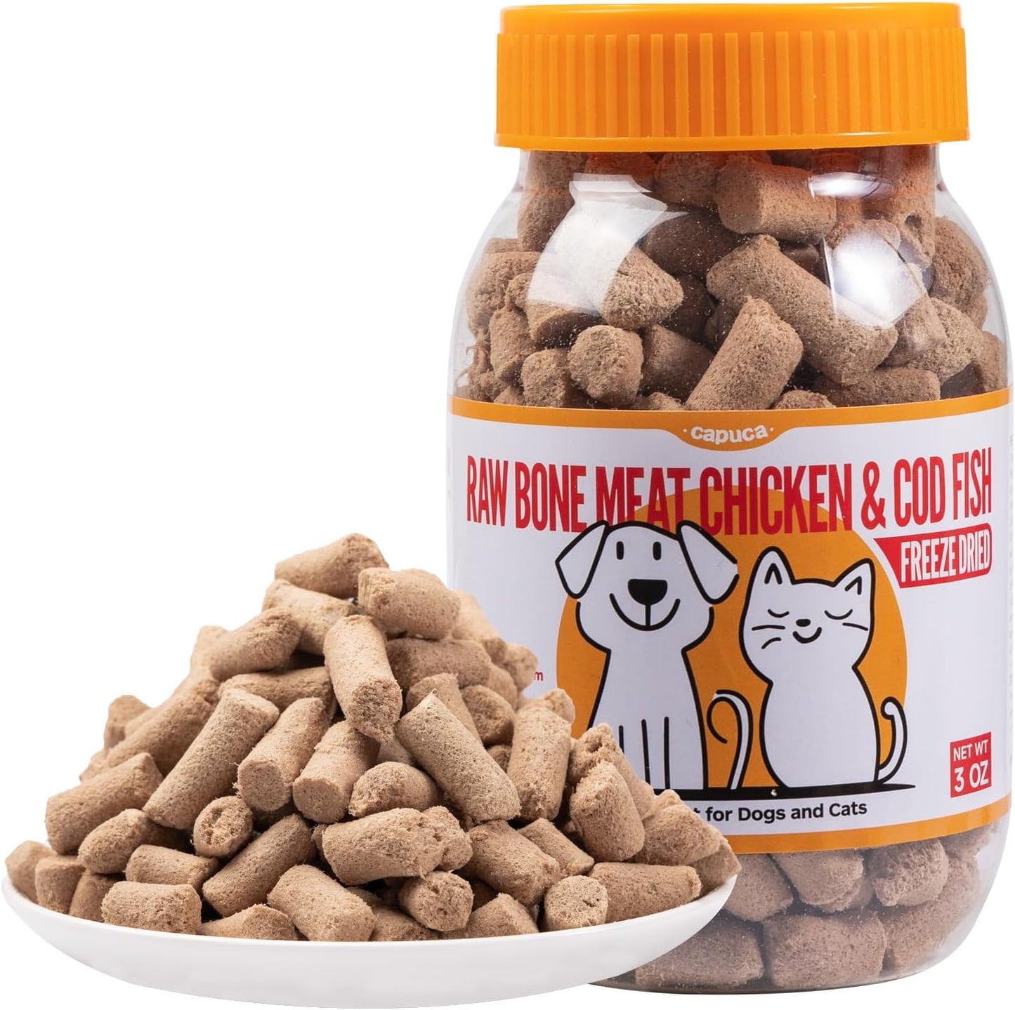 Freeze-Dried-Raw-Chicken-&-Cod-Cat-Dog-Treats-85g---Chicken-Heart-Egg515