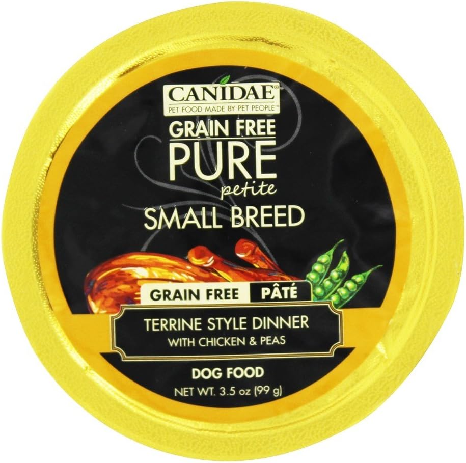 Canidae-30410110-3.5-oz-Pure-Petite-Dog-Terrine-with-Chicken-&-Peas---466