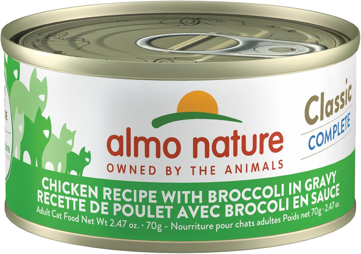 almo-nature-Classic-Wet-Cat-Food,-Chicken-Recipe-with-Broccoli-in-Grain-GMO-No220