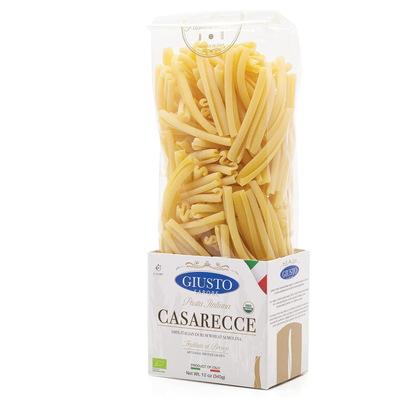 Giusto-Sapore-Imported-Artisanal-Casarecce-Italian-Pasta,-Organic-391