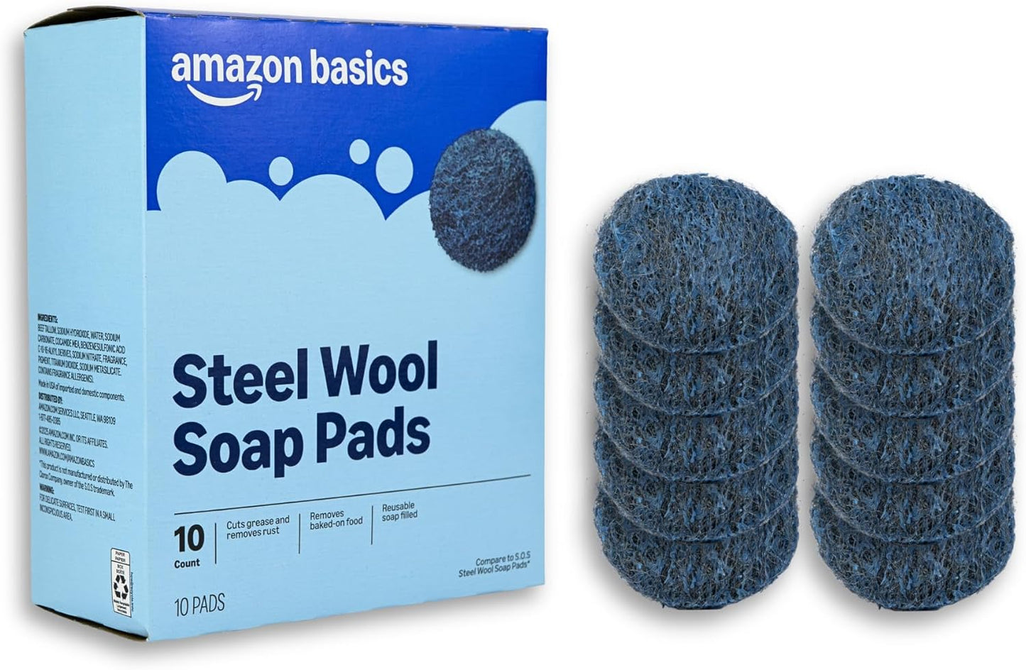 Amazon-Basics-Steel-Wool-Soap-Pads,-Reusable,-Cuts-Grease-and-Removes-Rust,-10-Count,-Pack-1769