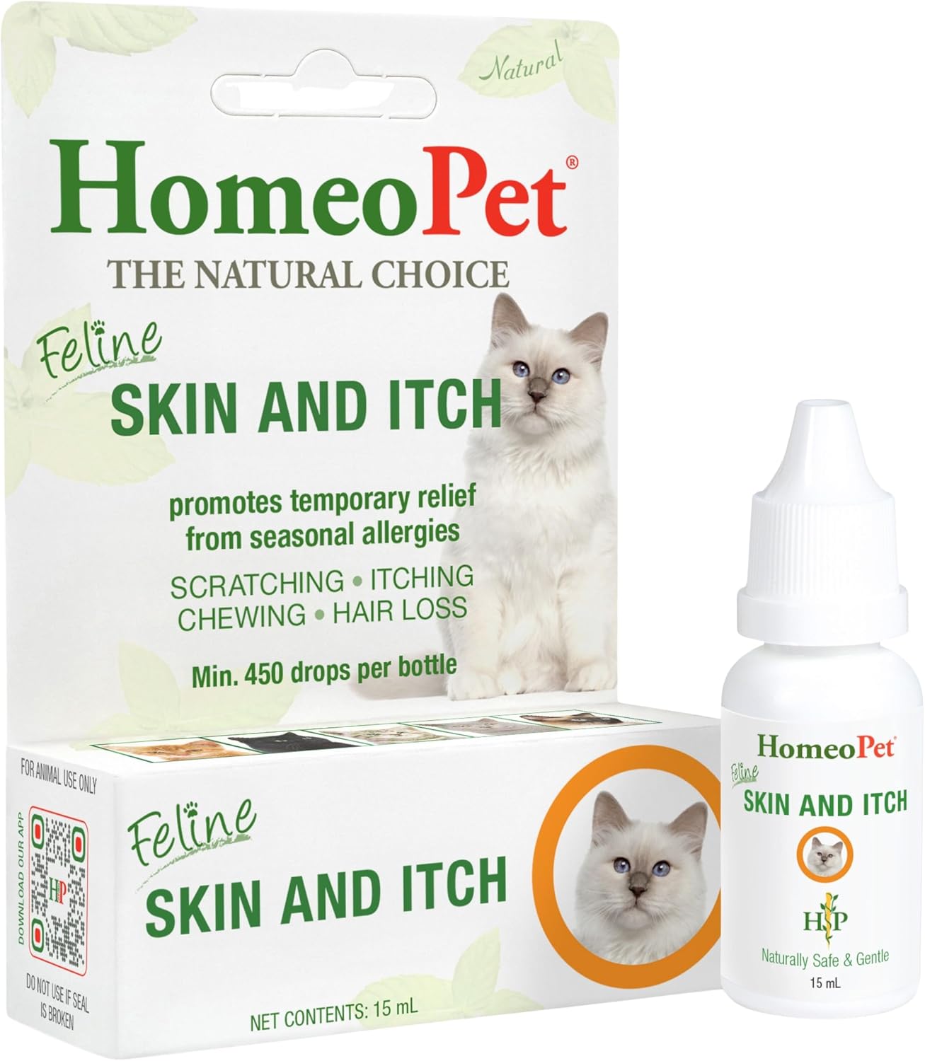 HomeoPet-Feline-Skin-and-Itch,-Supplement-for-Cats,-15-Milliliters-|-Natural-support-1492