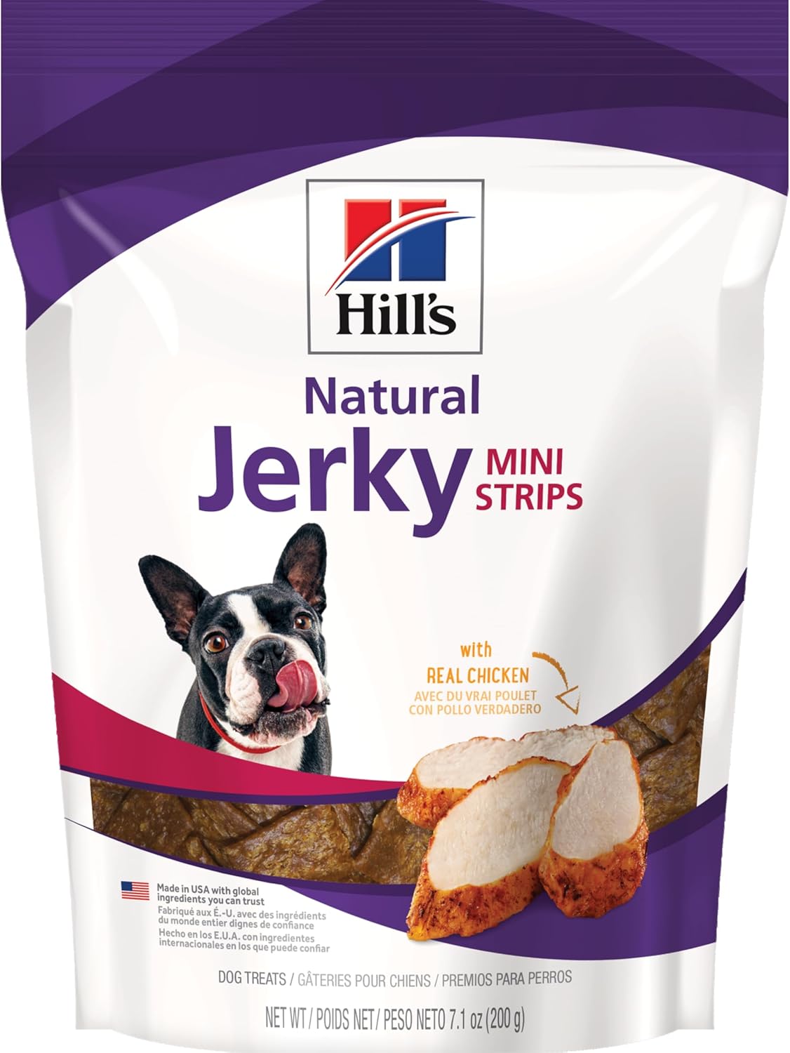 Hill's-Natural-Jerky-Mini-Strips-Dog-Treats,-Chicken,-7.1-oz.-Bag---2048