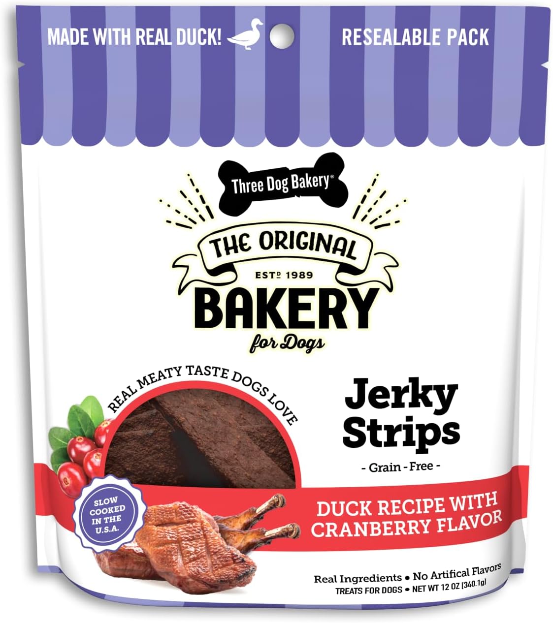 Jerky-Strips-Duck-Recipe-with-Cranberries,-5-oz-3011