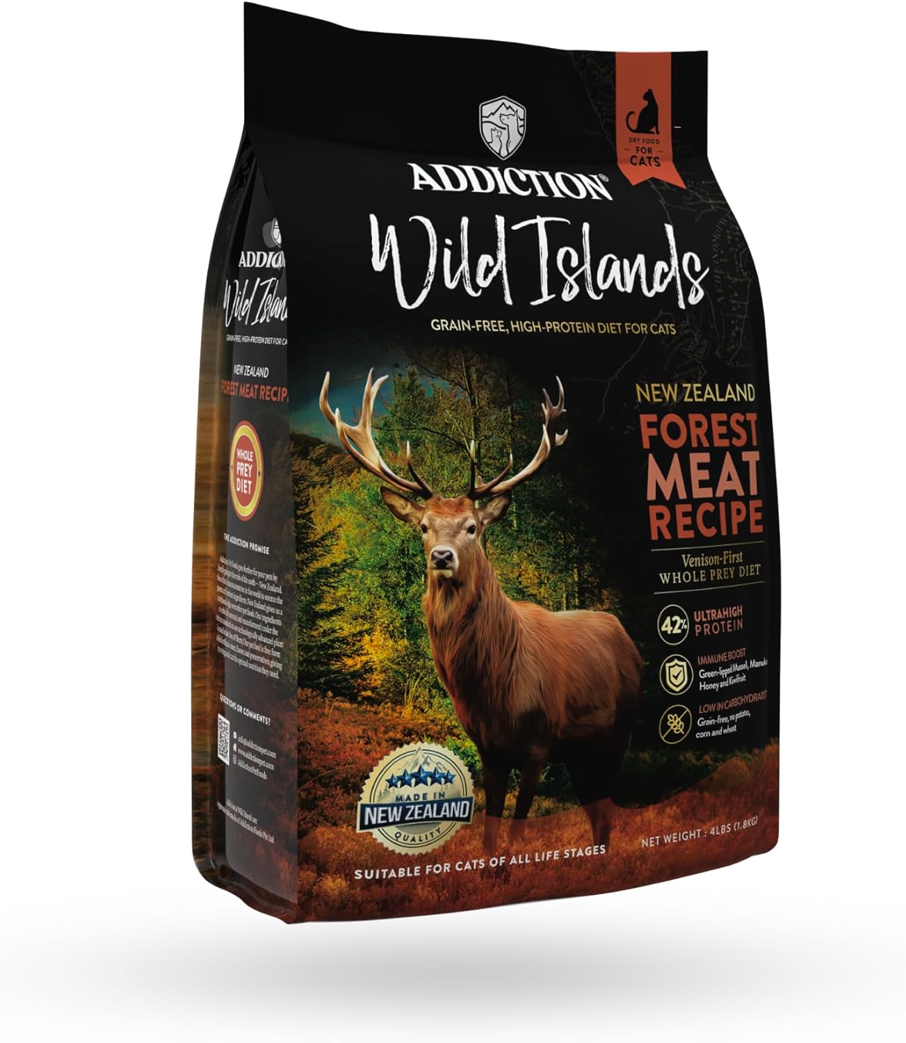 Addiction-Wild-Islands-Forest-Meat-Dry-Cat-Food,-395