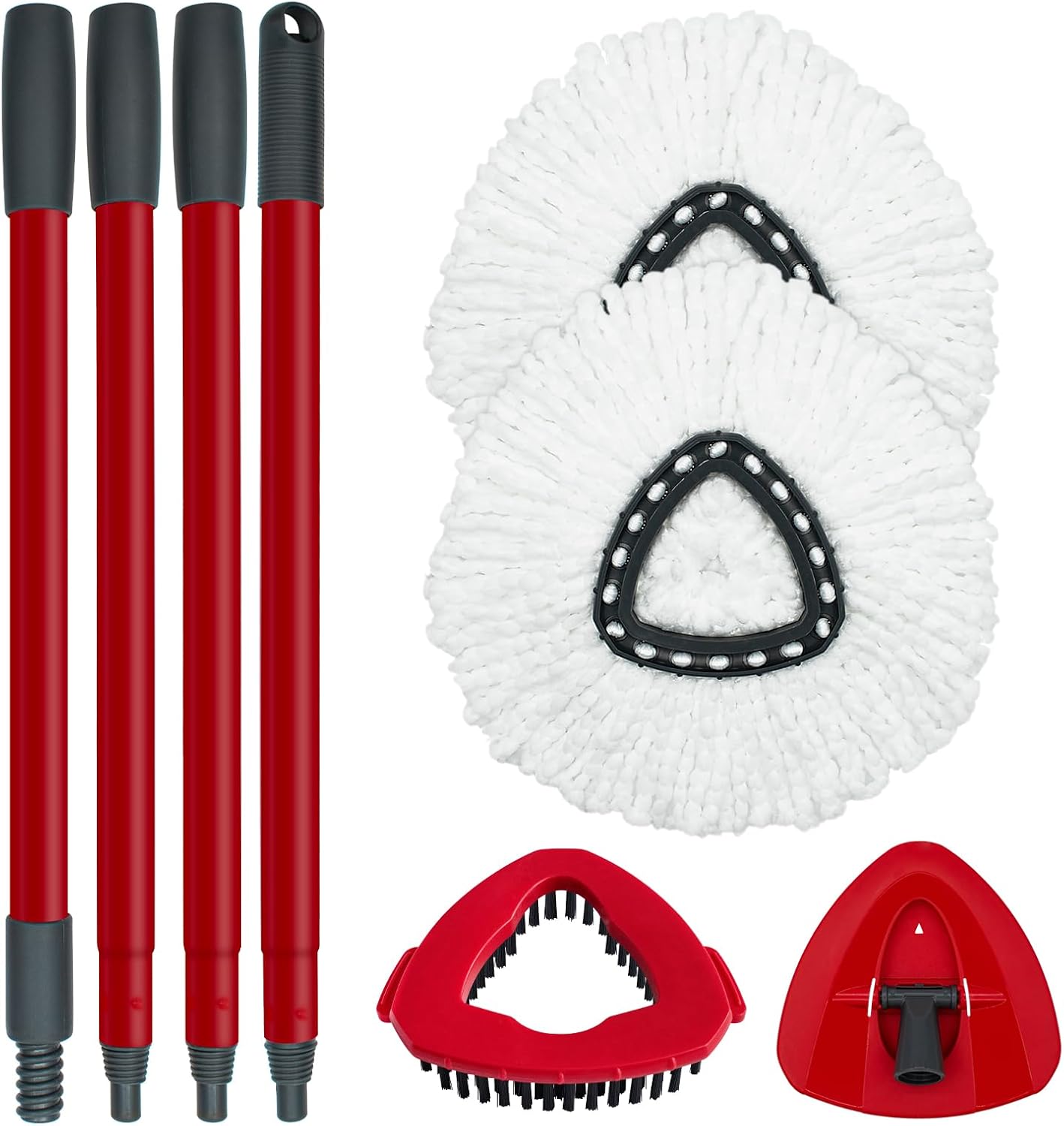 Spin-Mop-Replace-Head,-Base,-Mop-Handle-Replacement-for-OCedar-EasyWring-1-Tank-System,-Include-480