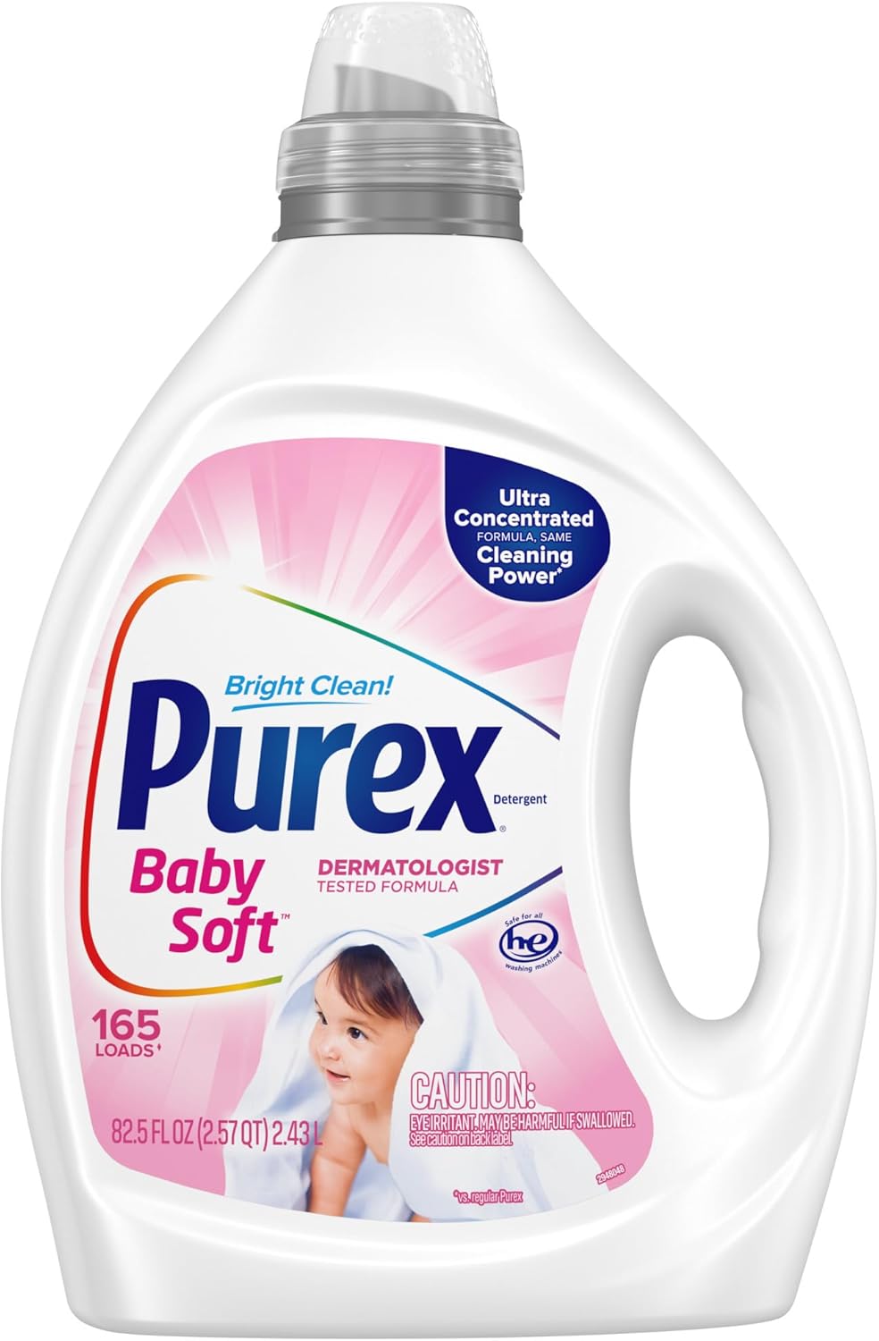 Purex-Baby-Soft-Liquid-Laundry-Detergent,-Ultra-Concentrated,-82.5-fl-oz,-165-1449
