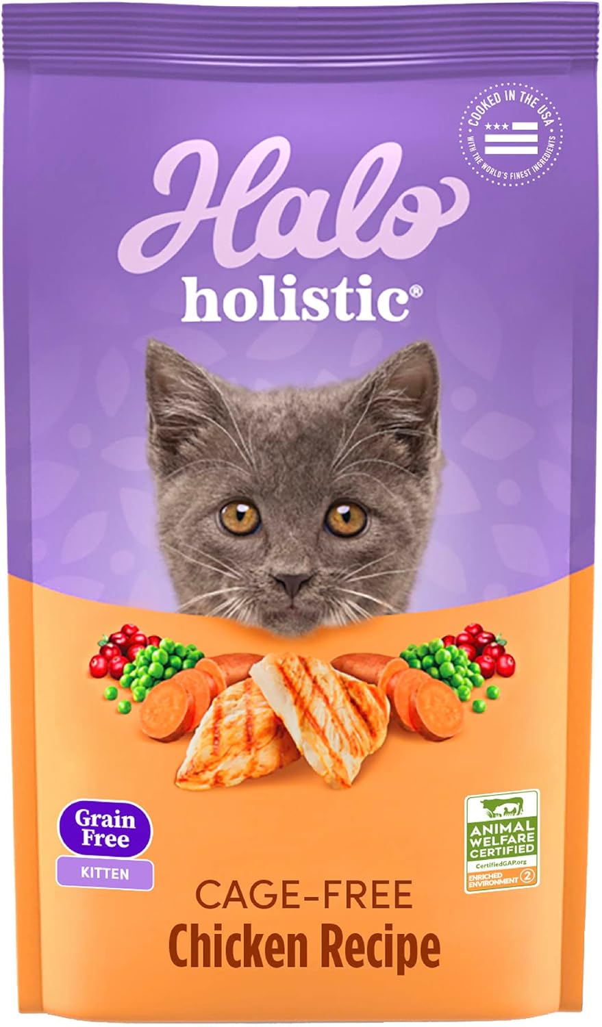 Halo-Holistic-Kitten-Food,-Cage-Free-Chicken-Recipe,-Grain-Free-Dry-Food,-Digestive-3882