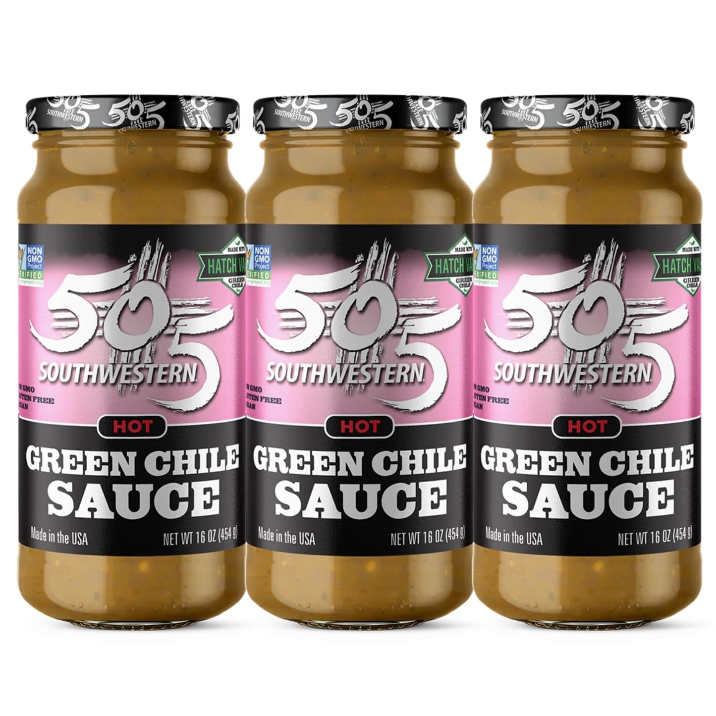505-Southwestern-Hatch-Valley-Mild-Green-Chile-Sauce-16oz-(Pack-of-3,-377