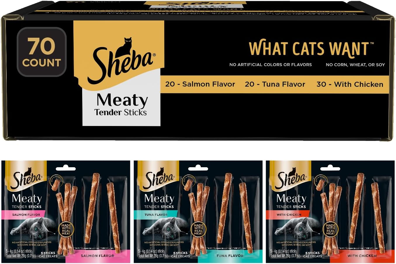 Sheba-Meaty-Tender-Sticks-Cat-Treats-Chicken,-Tuna-Flavor,-or-Salmon-Flavor,-0.14-oz.,-593