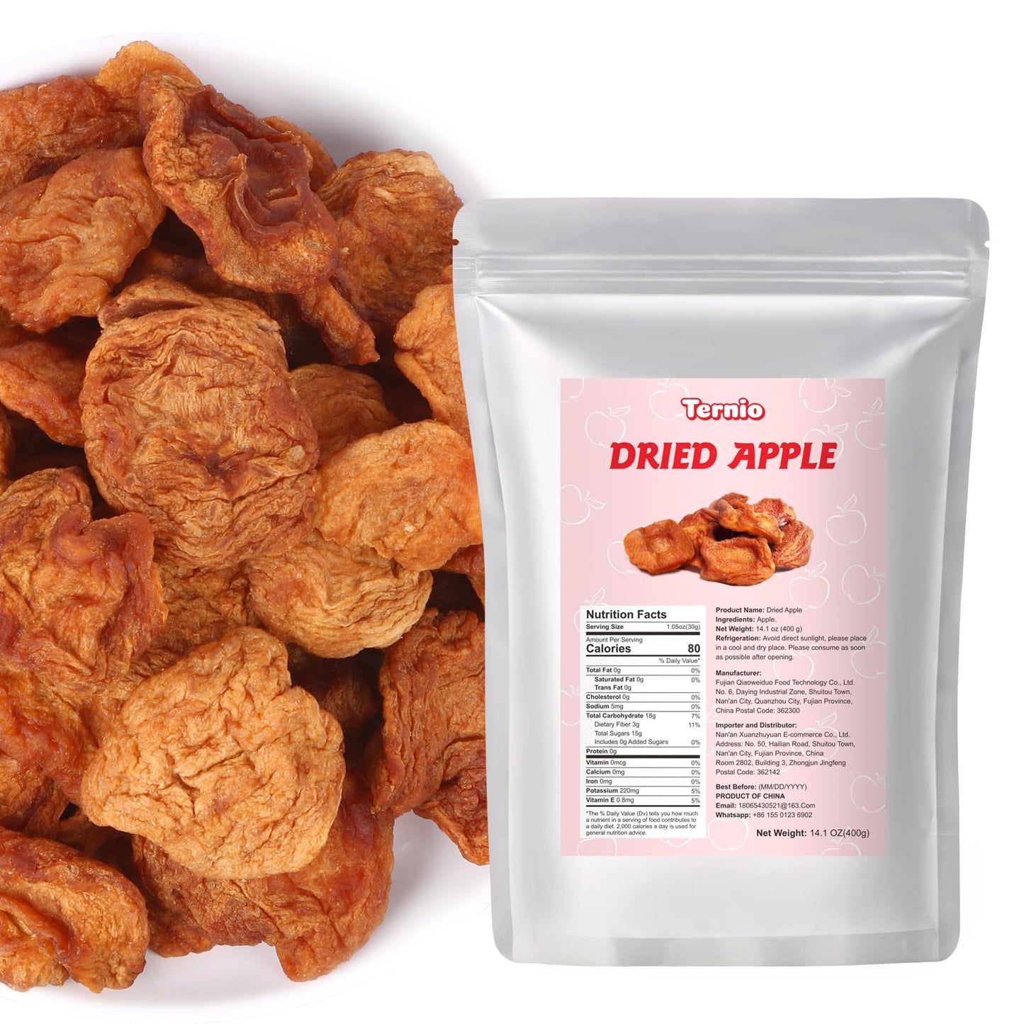 Ternio-Deliciously-Chewy-Dried-Apples---14.21-oz-(400-g)---No-Added,-Additives-22