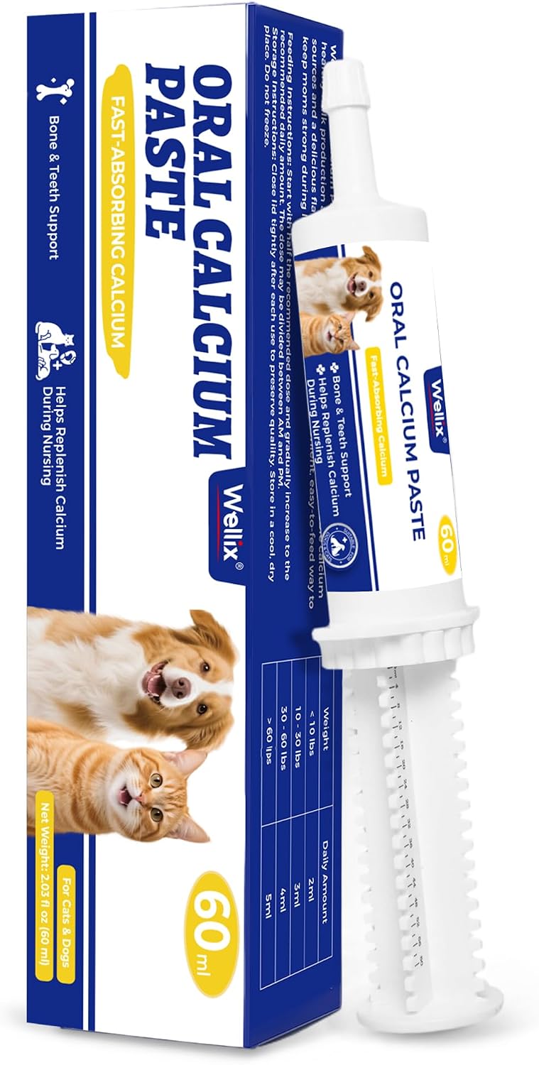 Wellix-60ml-Oral-Calcium-Paste-for-Whelping-Dogs-&-Cats,-Chicken-Flavor-|-1068