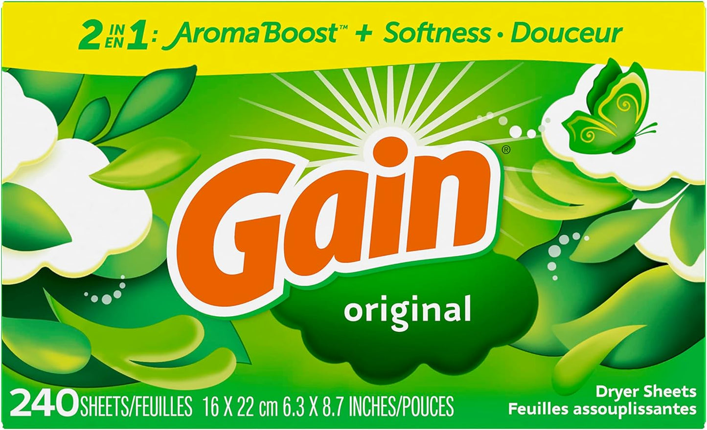 Gain-Dryer-Sheets-Laundry-Fabric-Softener,-Original-Scent,-240-Count-4122