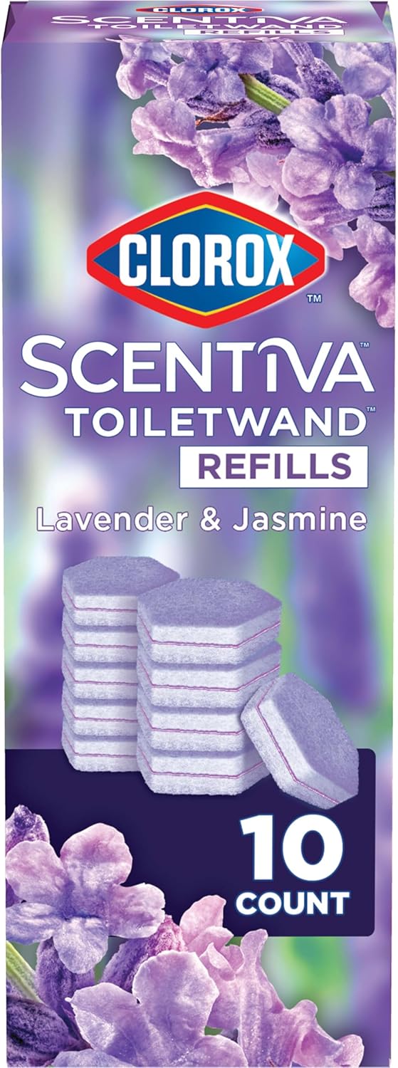 CLOROX-Scentiva-ToiletWand-Refills,-Lavender-and-Jasmine,-10-Count---5438