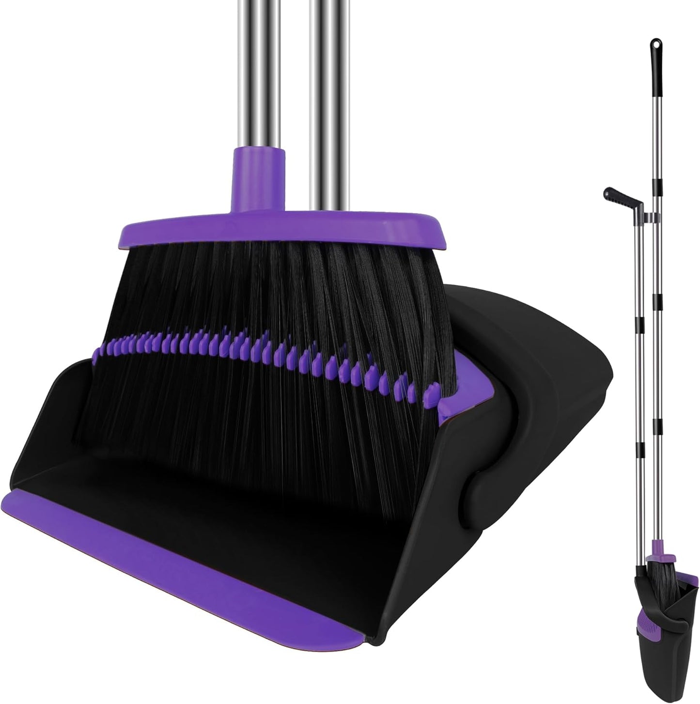 Broom-and-Dustpan-Set,-Upright-Purple-Broom-with-Dustpan-Combo-3653