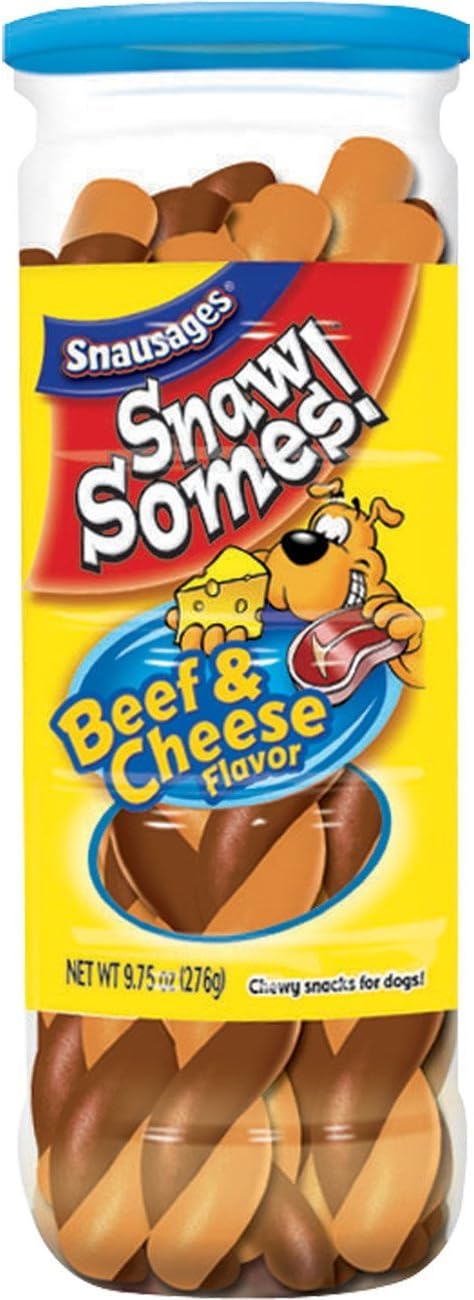 Snawsomes-Dog-Treats,-Beef-And-Cheese,-9.75-Ounce-(Pack-Of-5)--1336