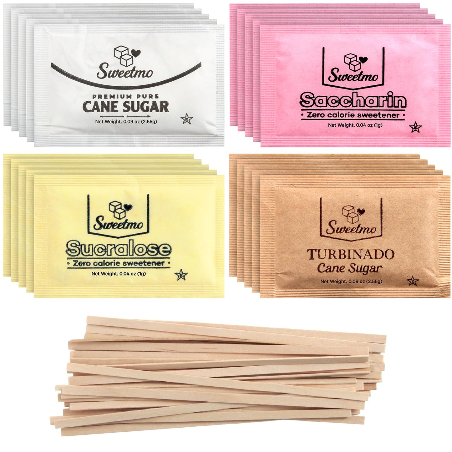 Sweetmo-Sugar-Packets-Variety-Pack---Sucralose,-Raw-Sugar,-Saccharin,-Cane-Sugar-Wooden---2092