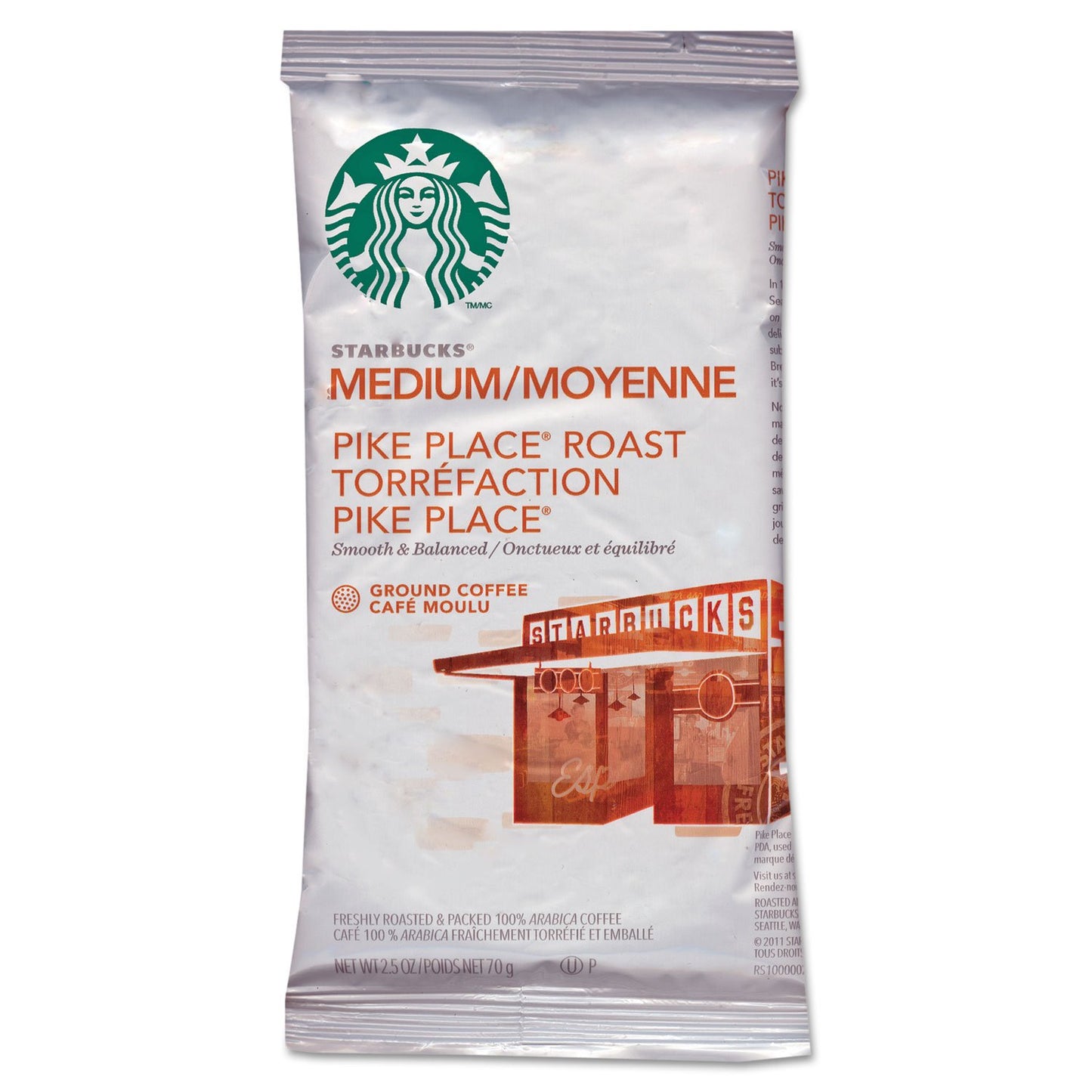 Starbucks-11018197-Coffee-Pike-Place-2.5oz-18/Box-------------814