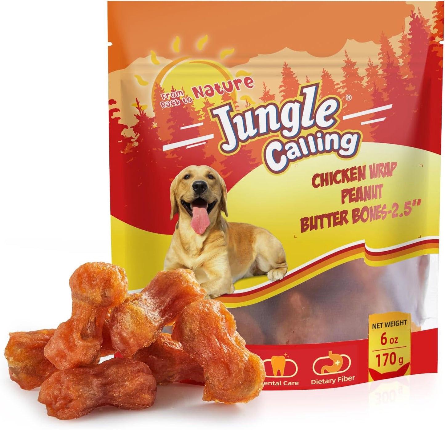 Jungle-Calling-Rawhide-Free-Dog-Chew-Treats,-Real-Chicken-Wrapped-Peanut-Bones,-2209