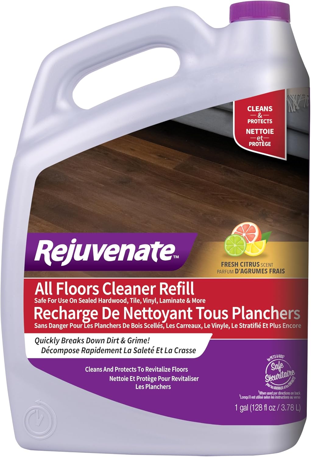 Rejuvenate-All-Floors-Cleaner-Refill,-1-Gallon,-Breaks-Down-Dirt-5306