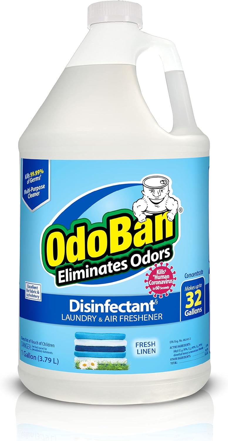 OdoBan-Disinfectant-Concentrate-and-Odor-Eliminator,-1-Gallon,-Fresh-Linen-Scent---------1770