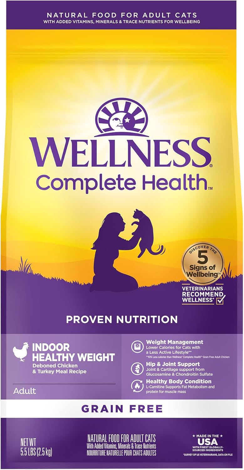 Wellness-Complete-Health-Adult-Dry-Cat-Food-for-Indoor-Cats,-Grain-Natural,-Weight-&1579