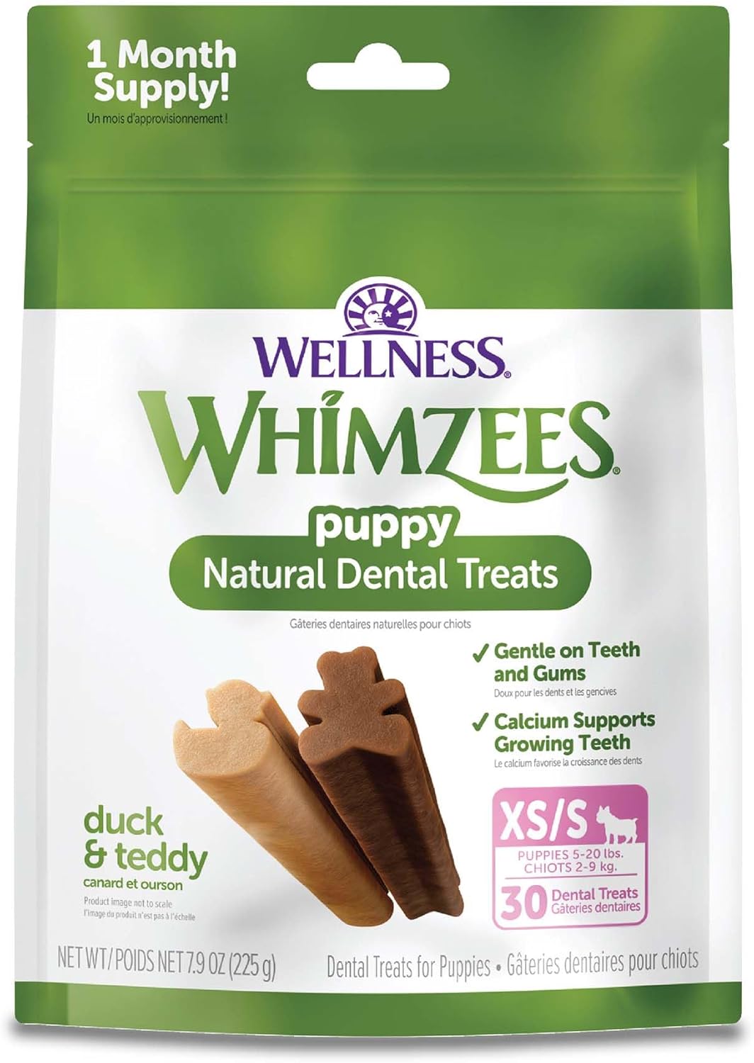 Wellness-WHIMZEES-Puppy-Dog-Dental-Treat,-Chews,-Freshens-Breath,-Extra-Small/Small-Size,-oz-2633
