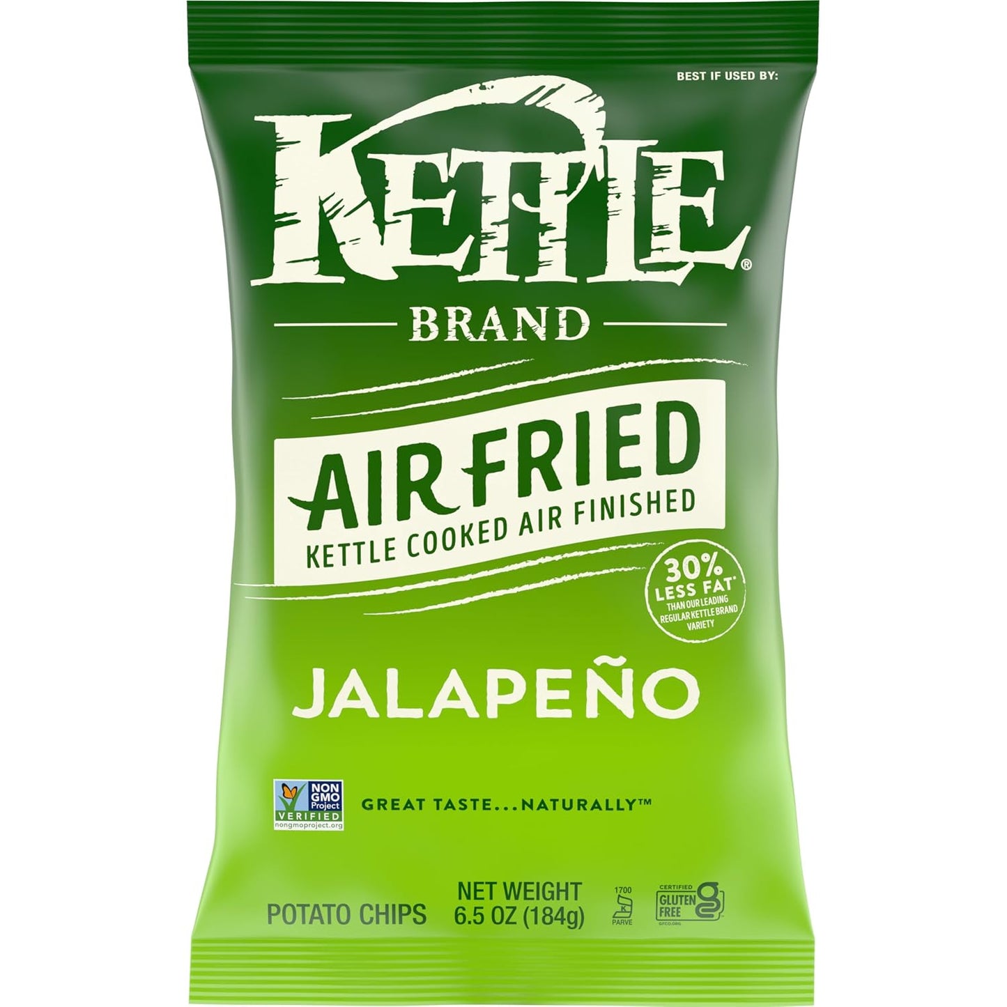 Kettle-Brand-Potato-Chips,-Air-Fried-Jalapeño-Kettle-Chips,-6.5-Oz--Bag----1461