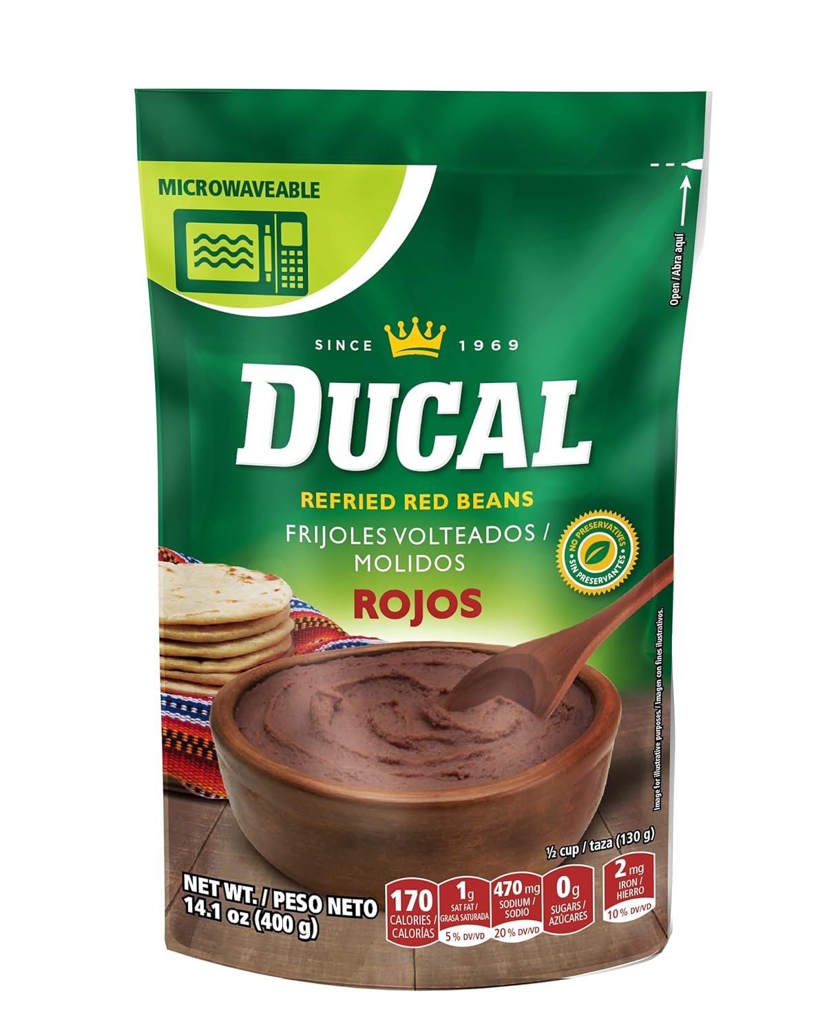 Ducal-Refried-Red-Beans-Pouch---1549